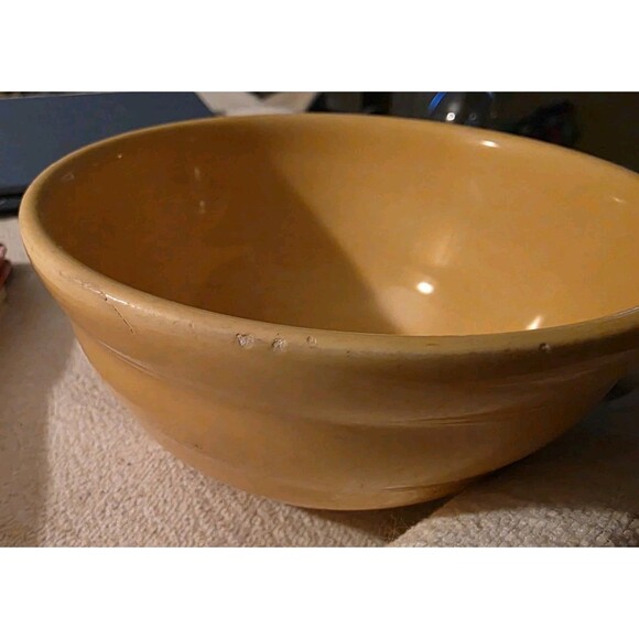 Vintage Bauer  Beehive Ringware Mixing Bowl 5 1/4" Yellow USA - Picture 6 of 6